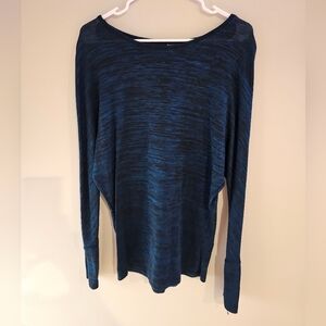 Women's Long Sleeve Blue Top
